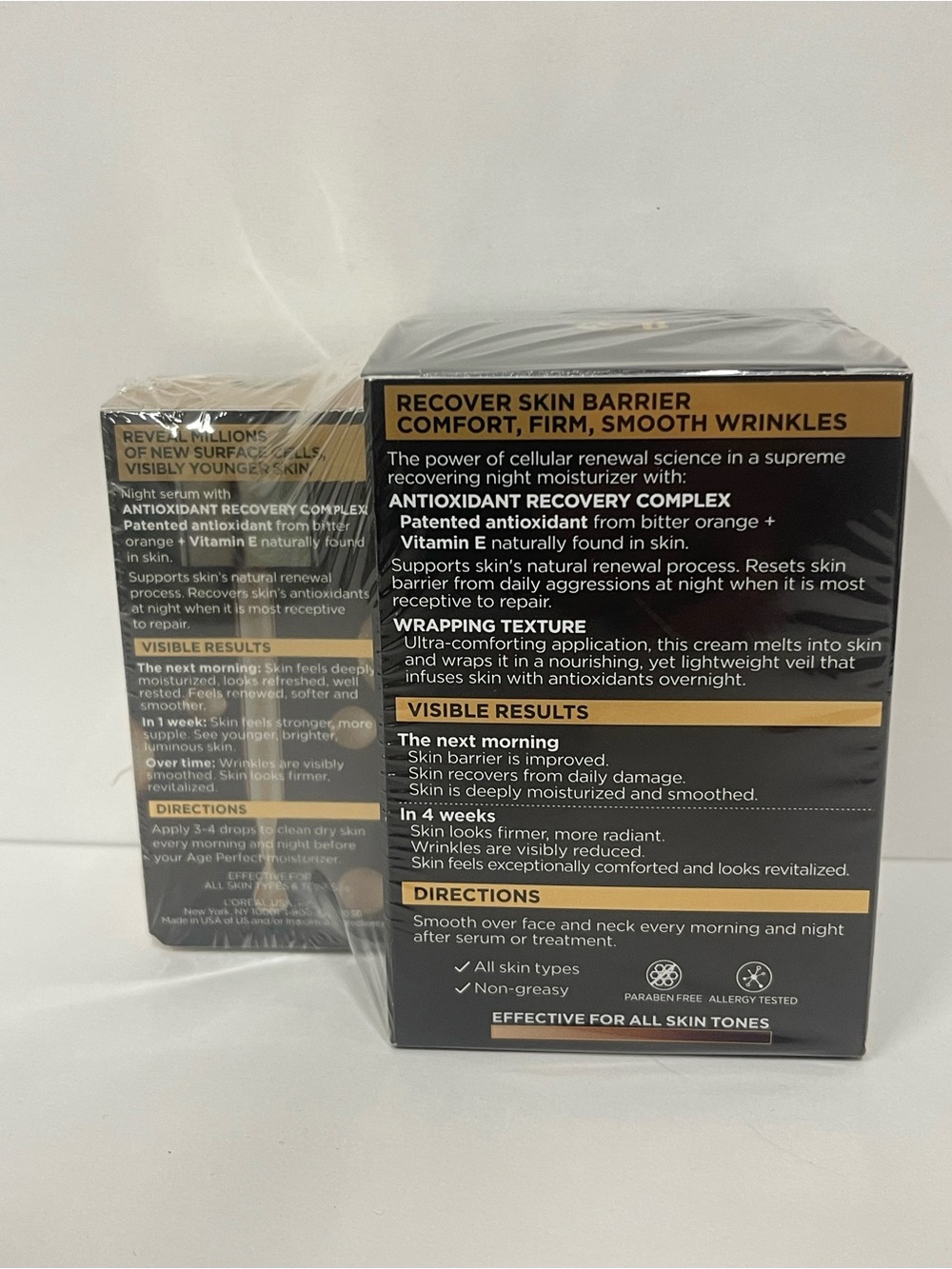 L'Oréal Paris Age Perfect Midnight Duo Facial Cream 1.7 oz & Serum 0.5 oz Set - Picture 10 of 10